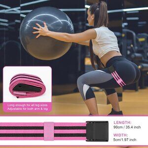 Elastic Fabric Hip Building Booty Exercise band